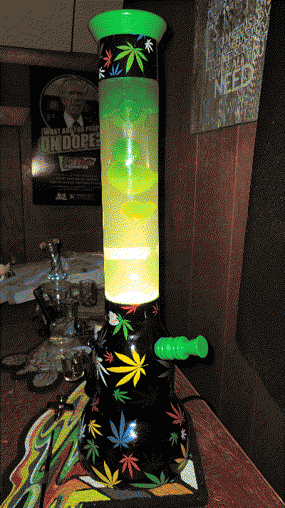 bong shaped lava lamp