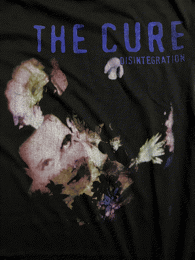 the cure disintegration album cover t shirt
